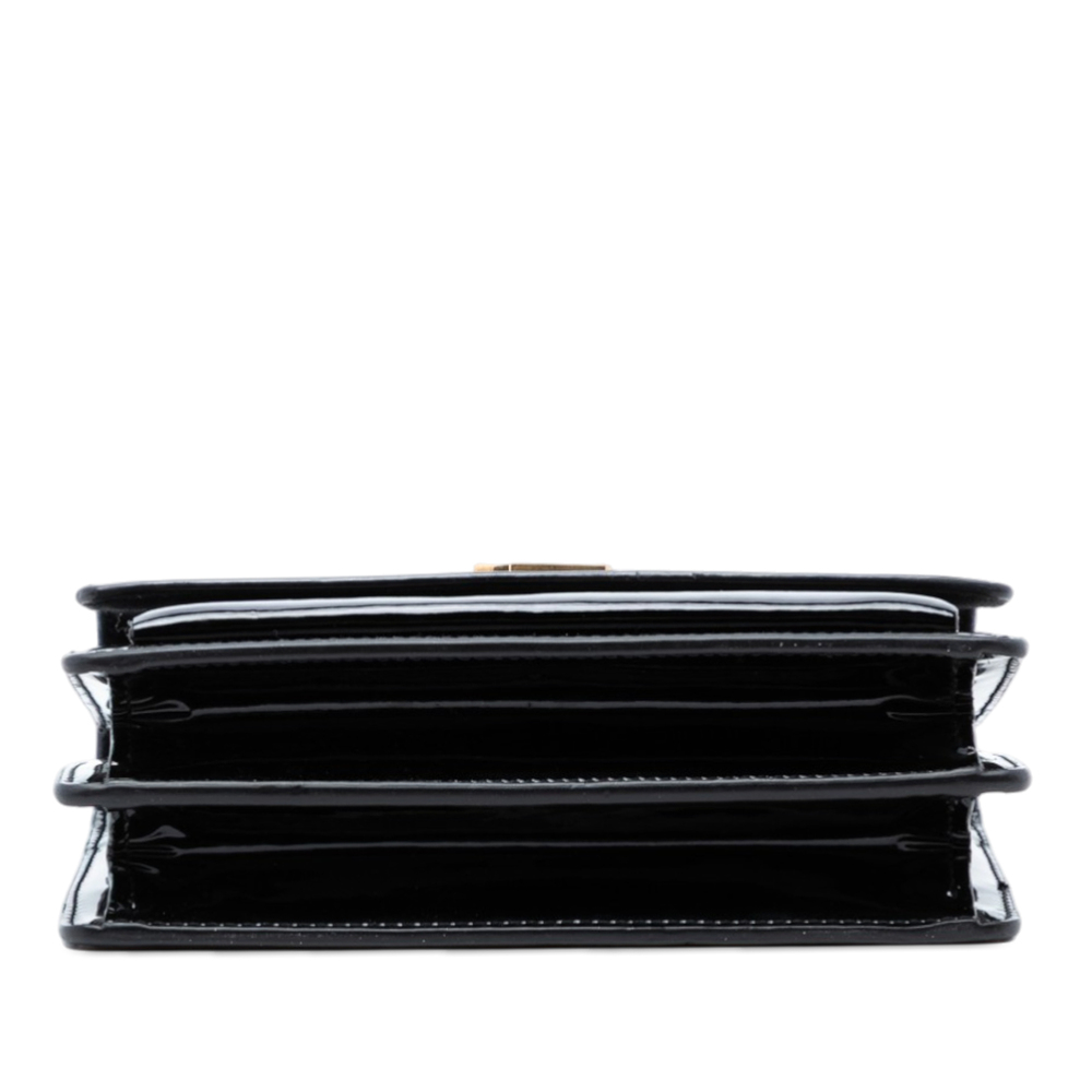 Pre-Loved Saint Laurent Small Patent Monogram Sunset Crossbody - Picture 3 of 7